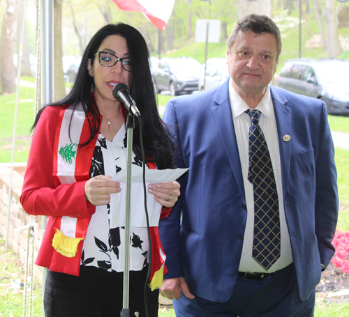 Consul General of Lebanon Suzan Mouzi Yassine and Pierre Bejjani